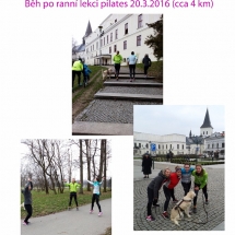 koláž běh